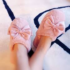 ELLISON + YOUNG: SATIN SHINE FUR COZY LOUNGE SLIPPERS