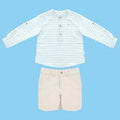 MARTIN ARANDA : SHIRT & SHORT SET WOVEN FABRIC
