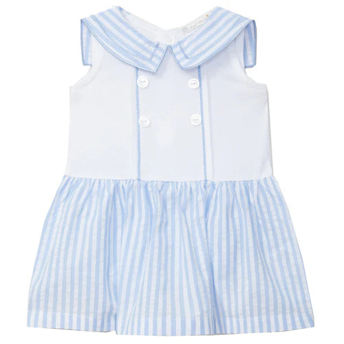 Blue Stripe Nautical Dress