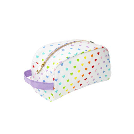 MINT : RAINBOW HEARTS DOPP KIT