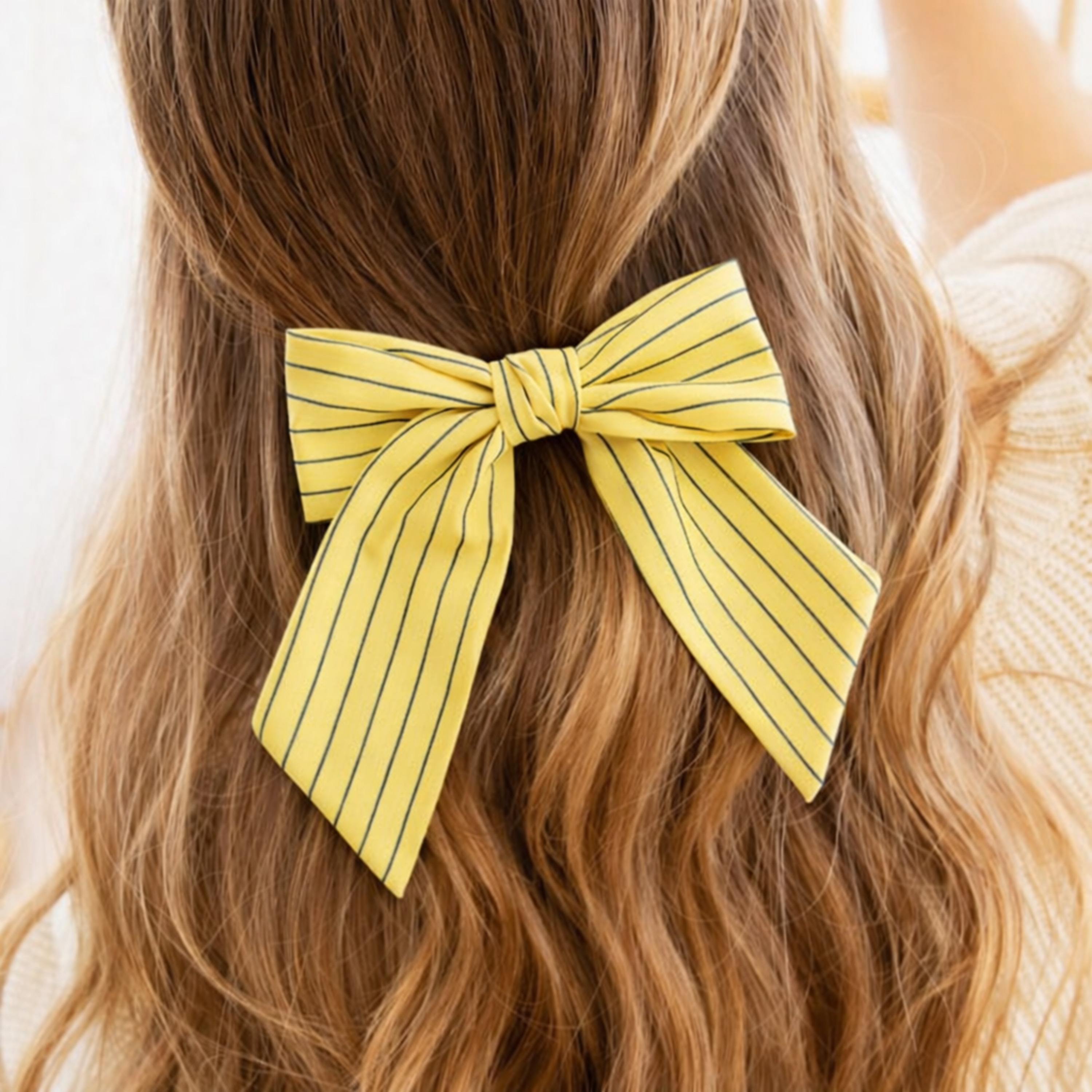 Ellison & Young : Striped Ribbon Bow