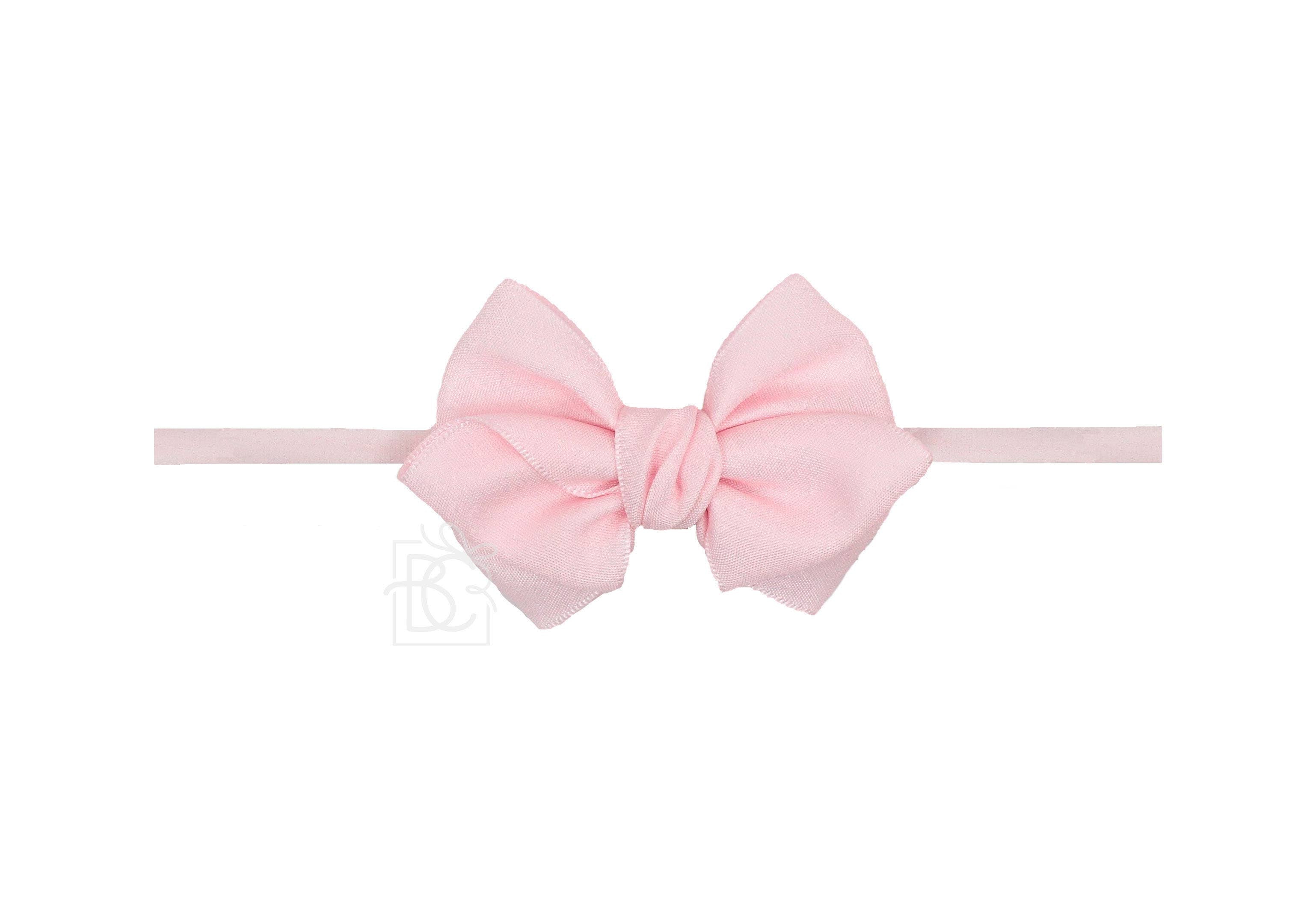 BEAUTIFUL CREATIONS: 1/4" PANTYHOSE HEADBAND W/ MINI EURO BOW