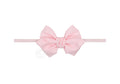 BEAUTIFUL CREATIONS: 1/4" PANTYHOSE HEADBAND W/ MINI EURO BOW