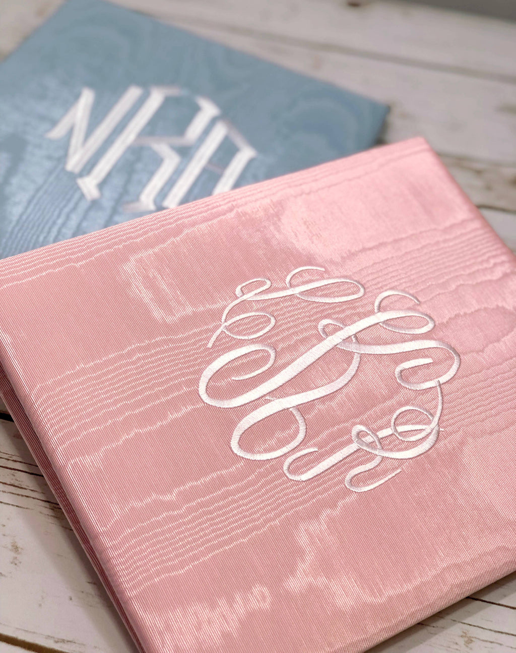 Baby Memory Book- Plain Moiré