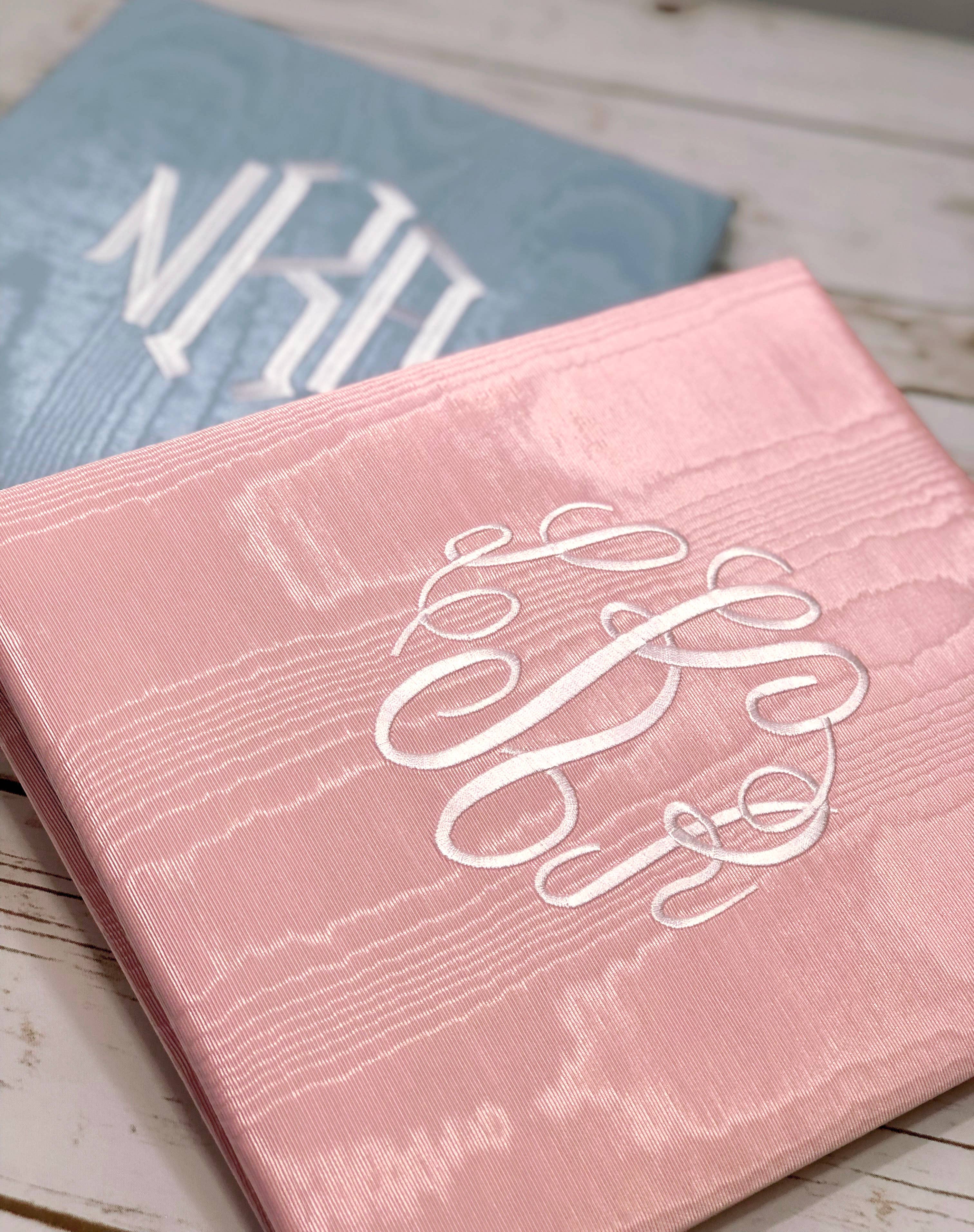 Baby Memory Book- Plain Moiré