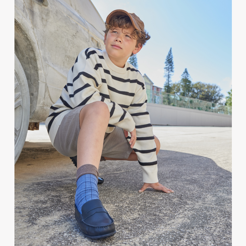 Alex Navy Loafer
