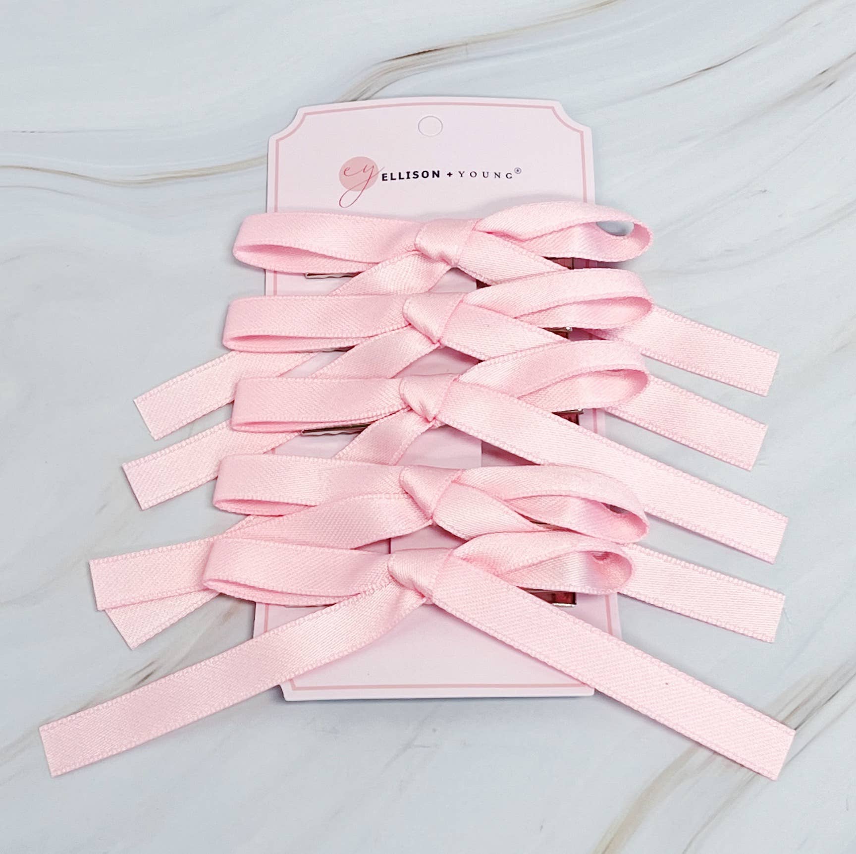 Ellison & Young : Solid Bow Hair Clip