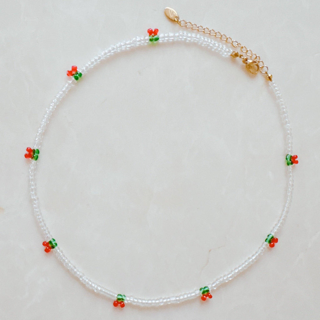 Ellison & Young : Cherry Dotty Beaded Necklace