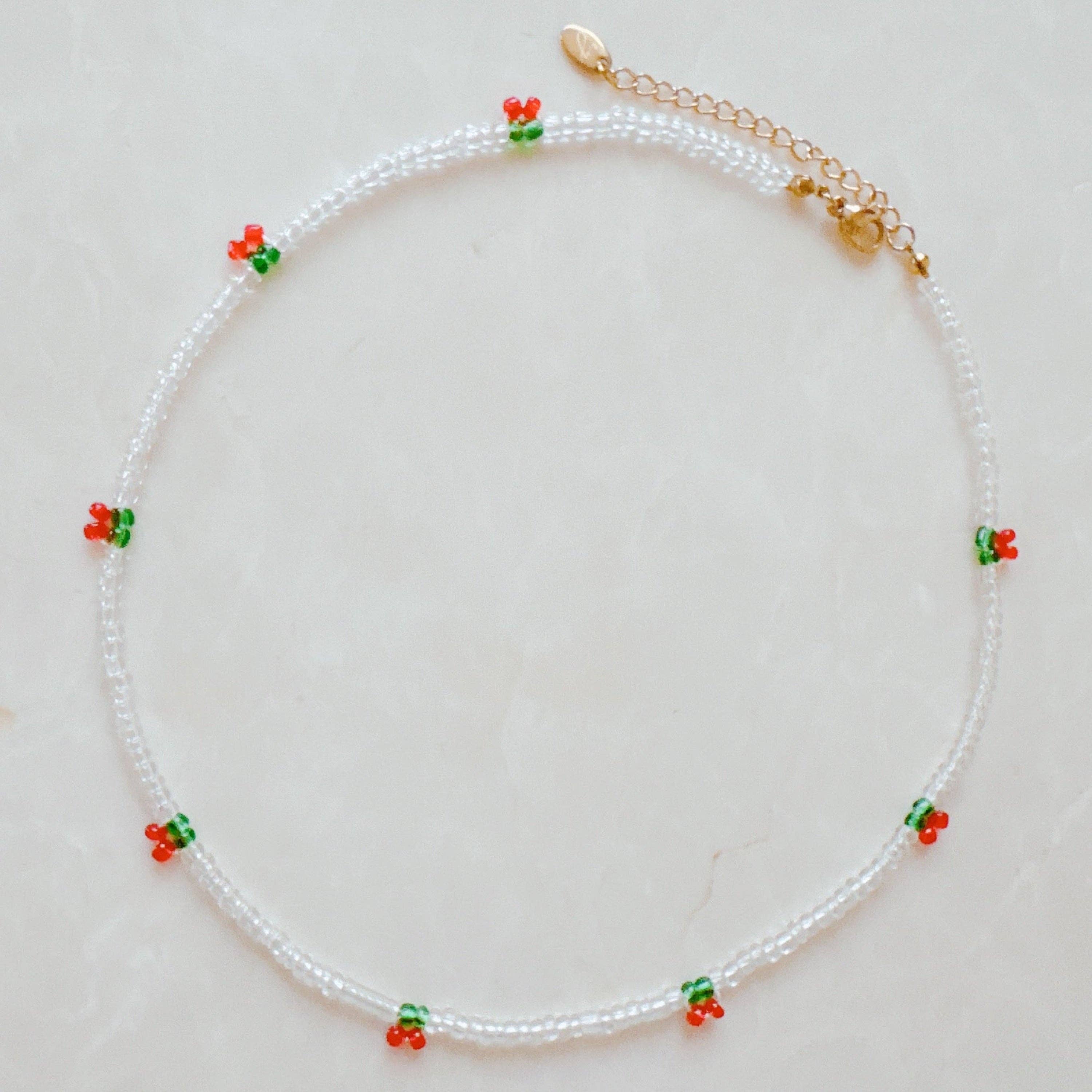 Ellison & Young : Cherry Dotty Beaded Necklace