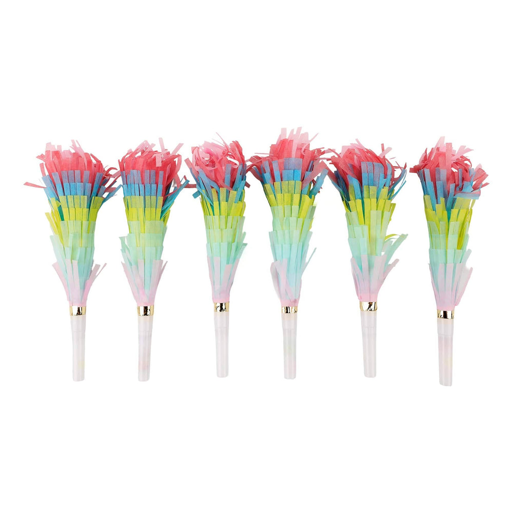 PACKED PARTY: Frill Seeker Fringe Confetti Party Blowers (6 ct)