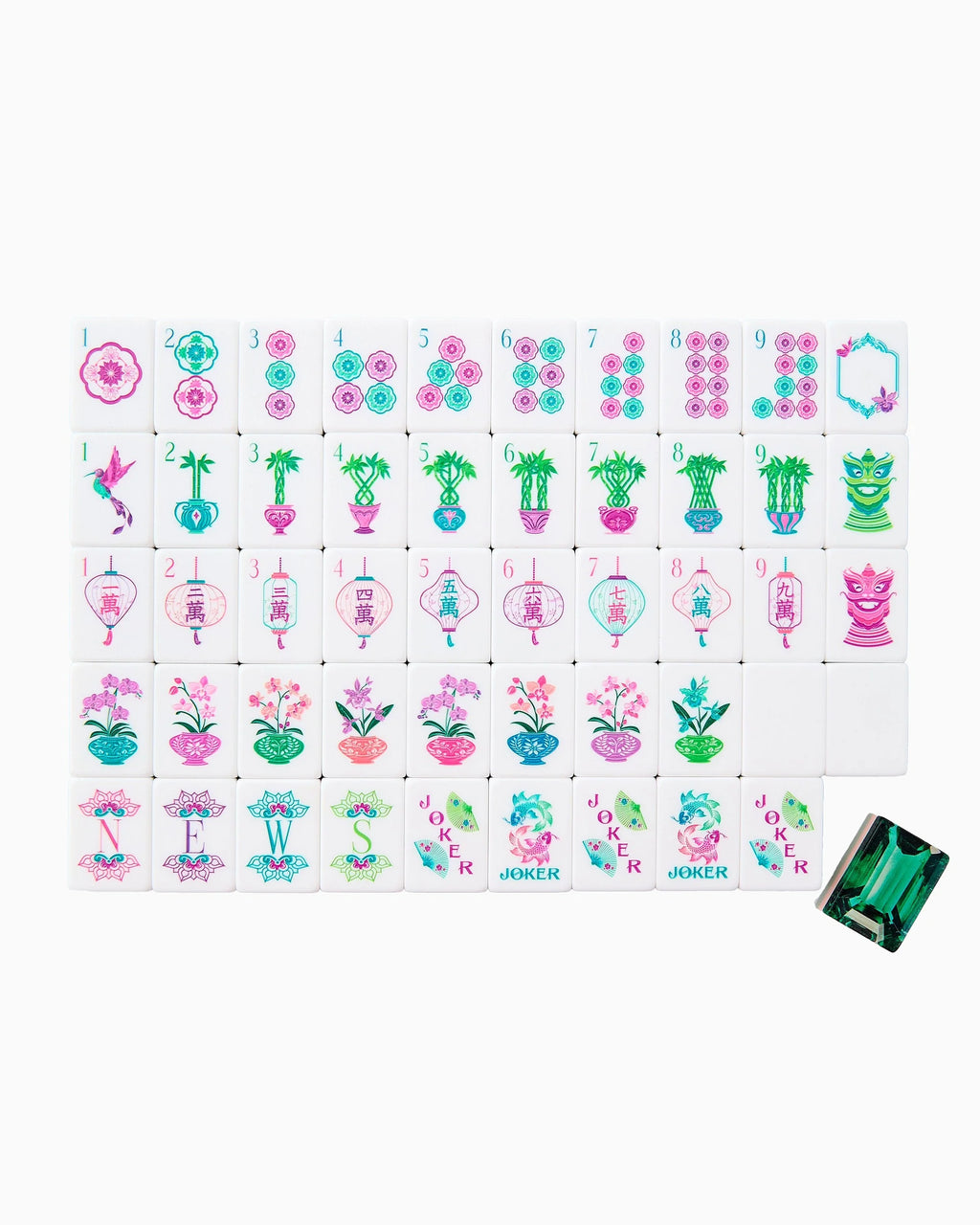 OH MY MAHJONG: EMERALD MAHJONG TILES