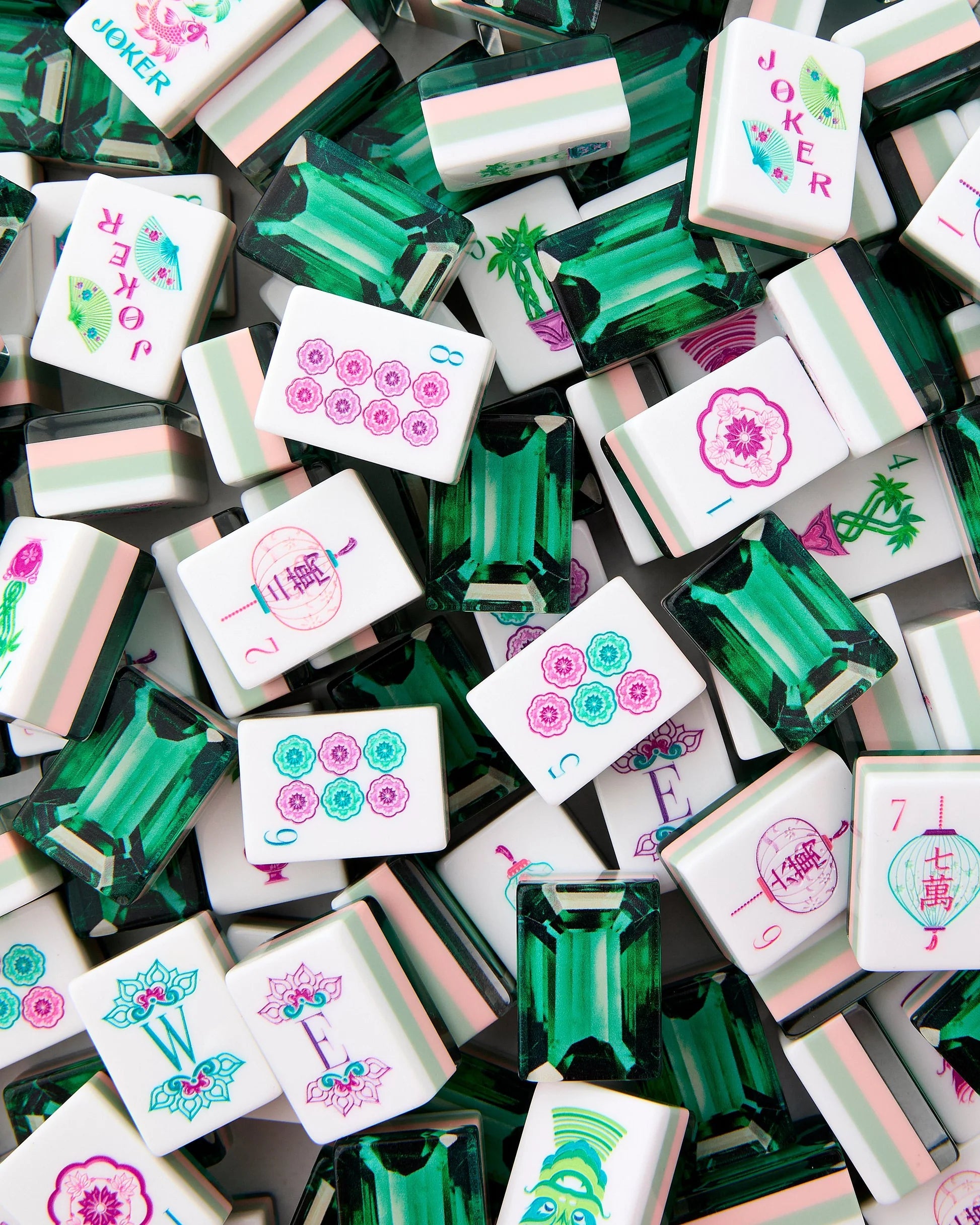 OH MY MAHJONG: EMERALD MAHJONG TILES
