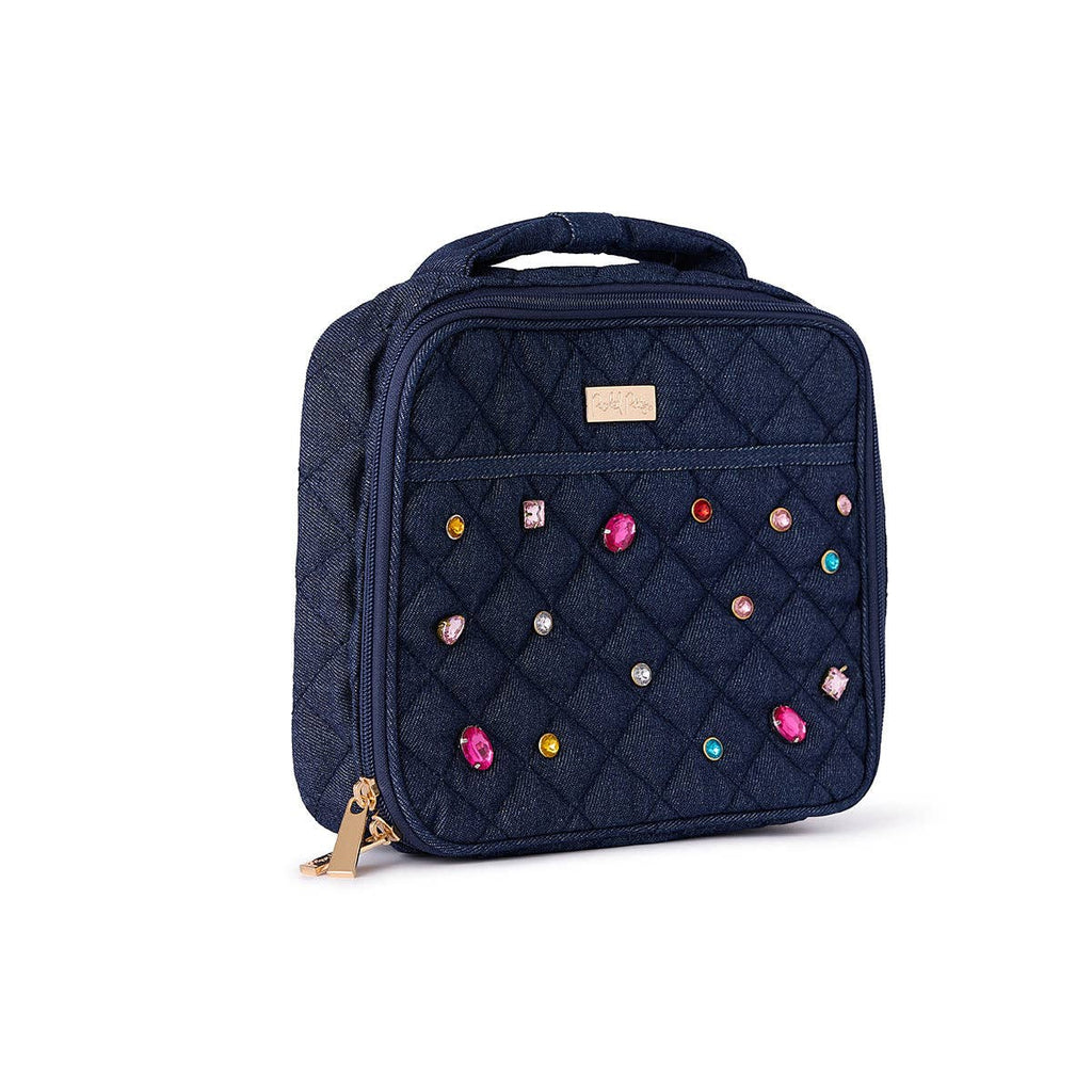 PACKED PARTY: Denim & Gems Quilted Lunchbox