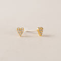 Flutter Heart Studs