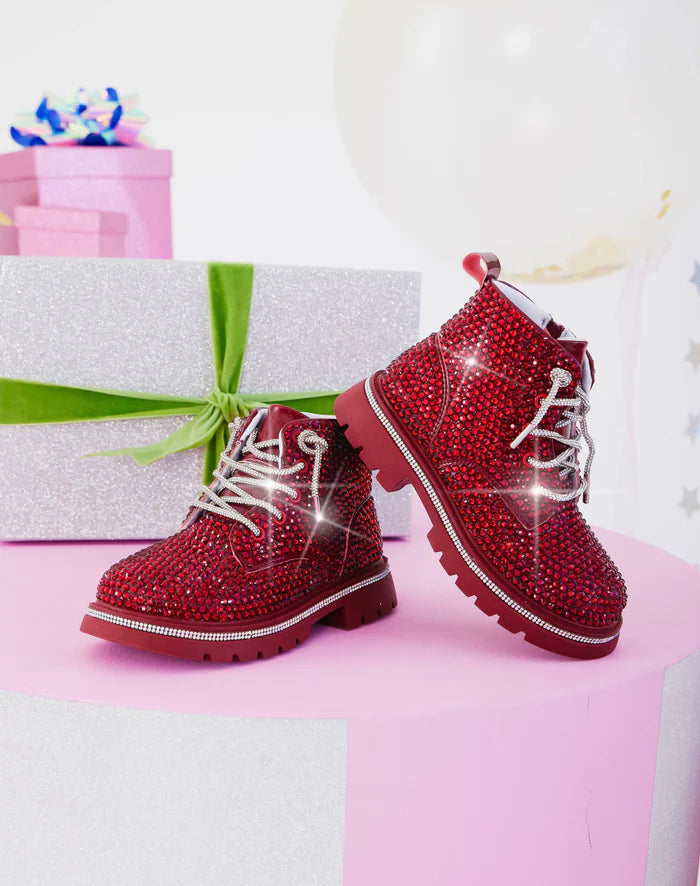 LOLA AND THE BOYS: CRYSTAL RUBY BOOT