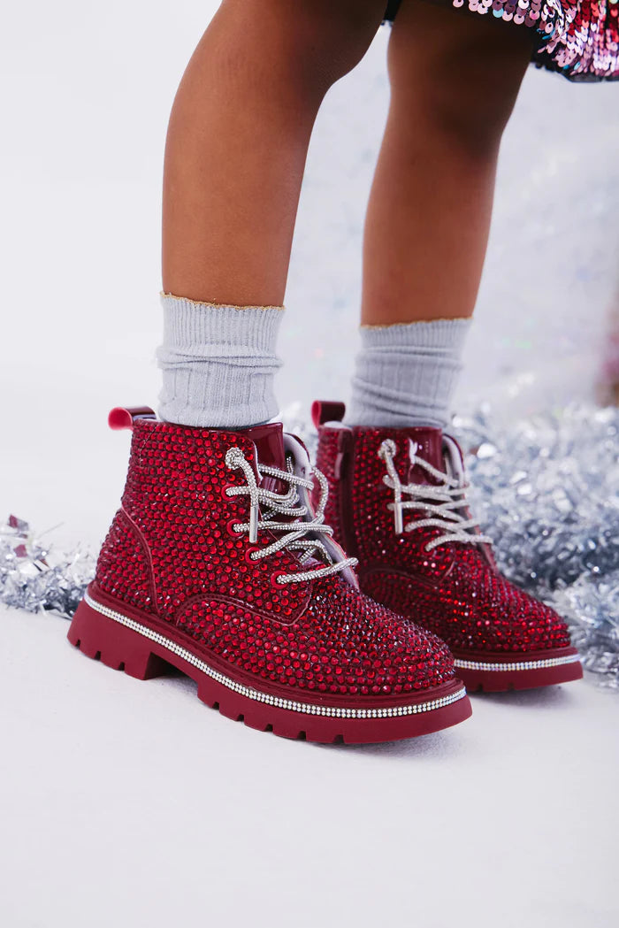 LOLA AND THE BOYS: CRYSTAL RUBY BOOT