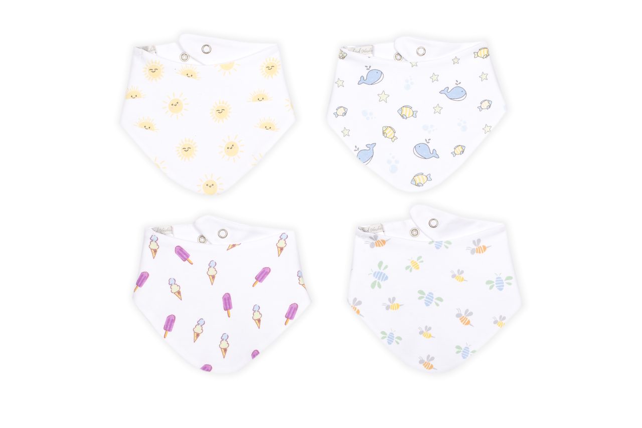 DK: Multi Color 2 Pack Bibs