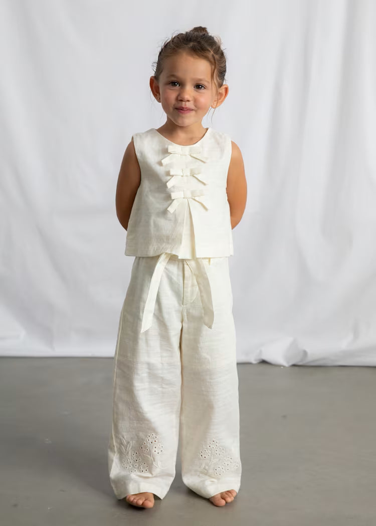 MAYORAL : Girl Bow Top Set