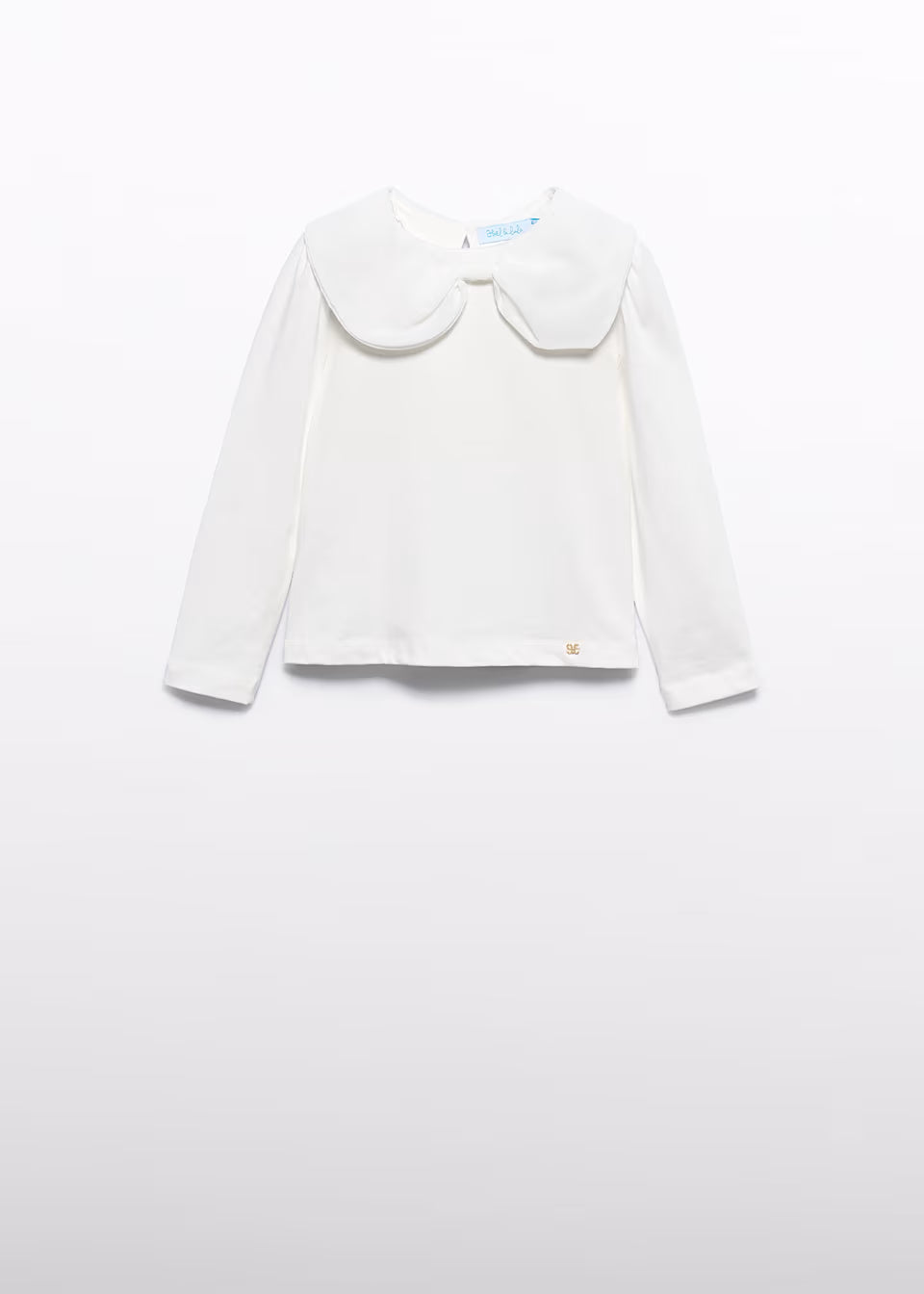 ABEL&LULA: CHIFFON T-SHIRT WITH BOW