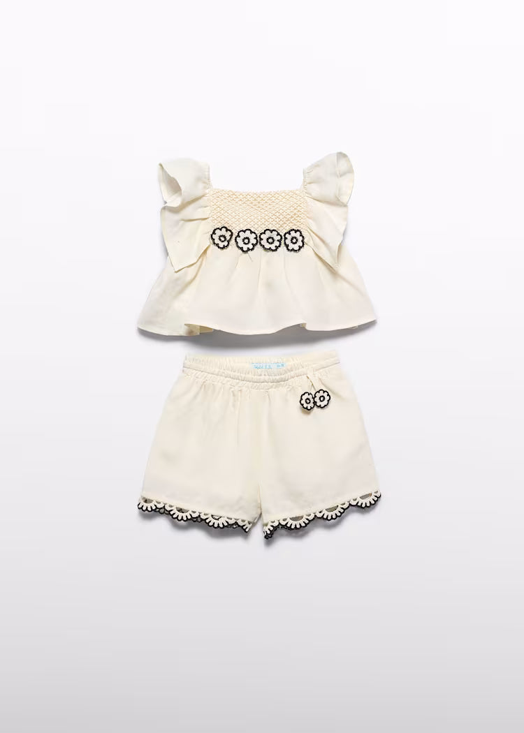 ABEL & LULA : Girl Crochet Applique Set