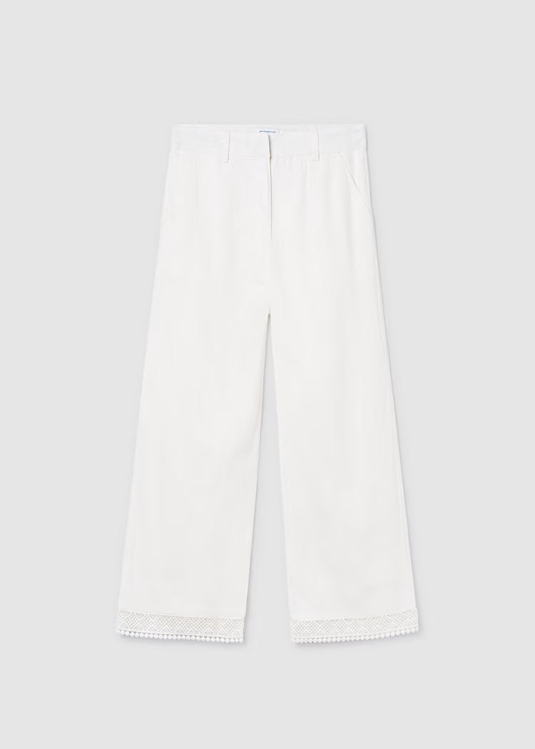 MAYORAL : Girls Pant Set with Embroidered Trim