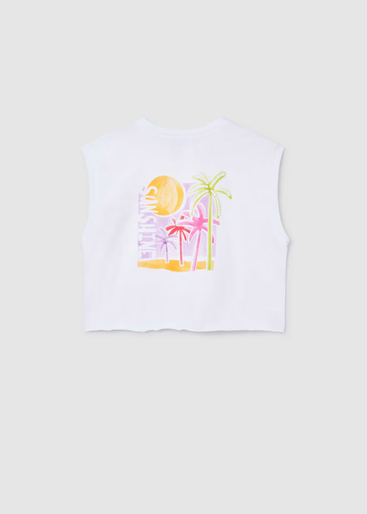 Mayoral: Girl Graphic T-Shirt