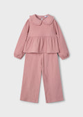 MAYORAL: GIRL KNIT PANTS AND SWEATER SET