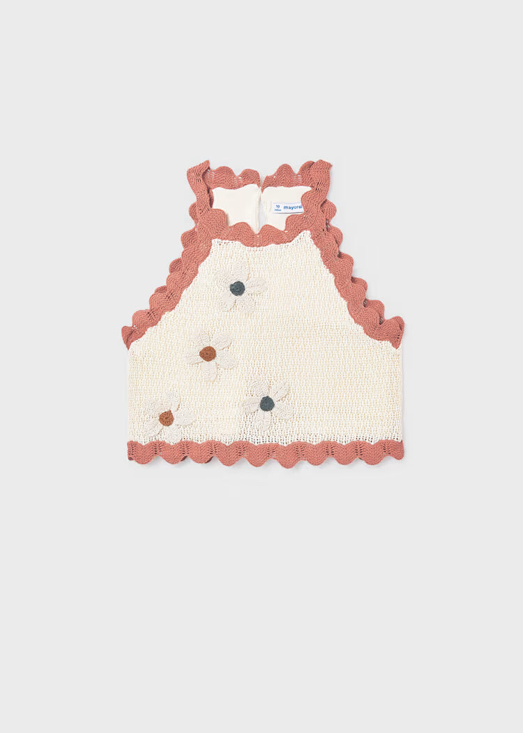 MAYORAL : Girl Knit Tank Top