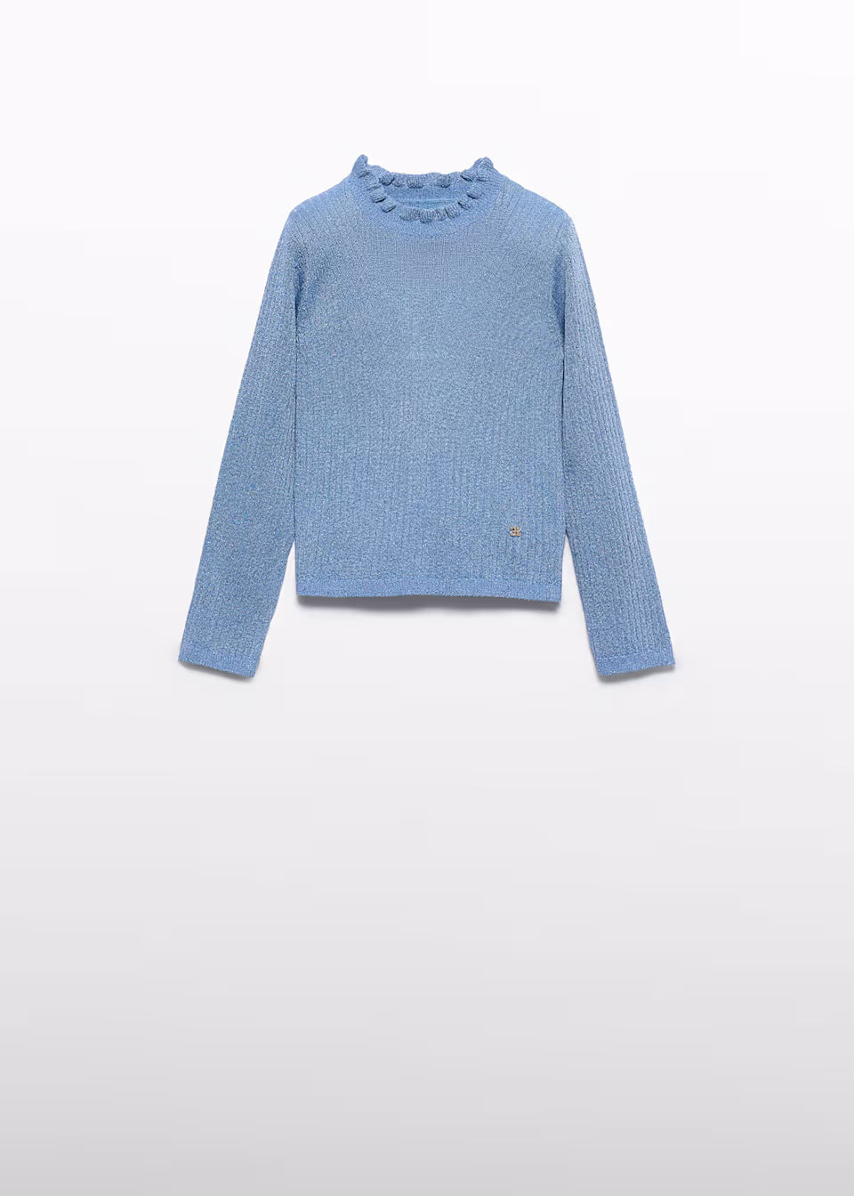 ABEL&LULA: SHINY RIBBED TURTLENECK SET