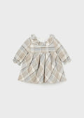 MAYORAL: L/S PLAID DRESS
