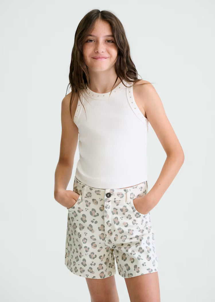 Mayoral: Leopard Shorts Set