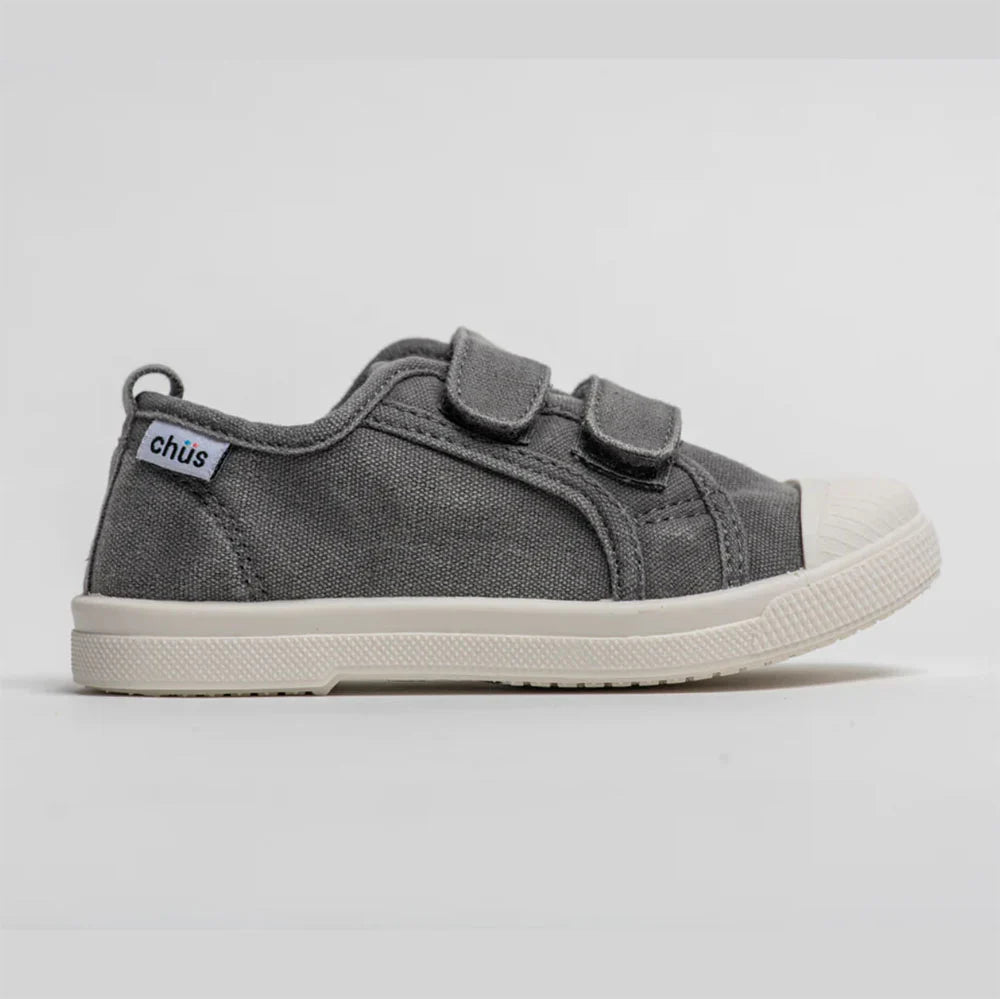 CHUS : Boys Blake Grey Velcro Sneakers