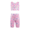 HAPPY RAINBOW METALLIC ATHLETIC SET