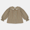 Martin Aranda : Shirt w/Plaid in Woven Fabric - Siero