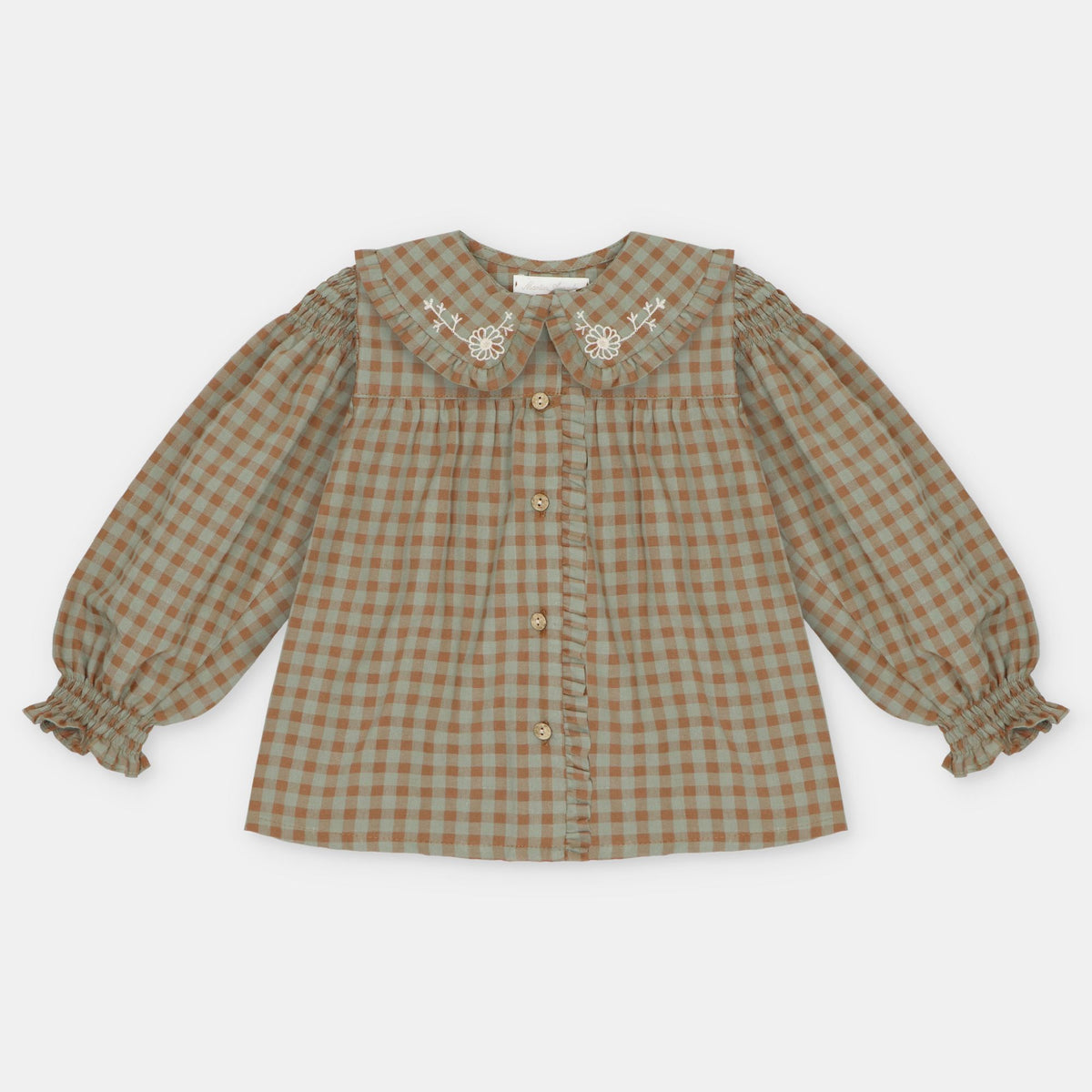 Martin Aranda : Shirt w/Plaid in Woven Fabric - Siero