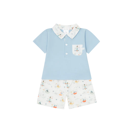 DEOLINDA : 2 PIECE BOYS SET POLO