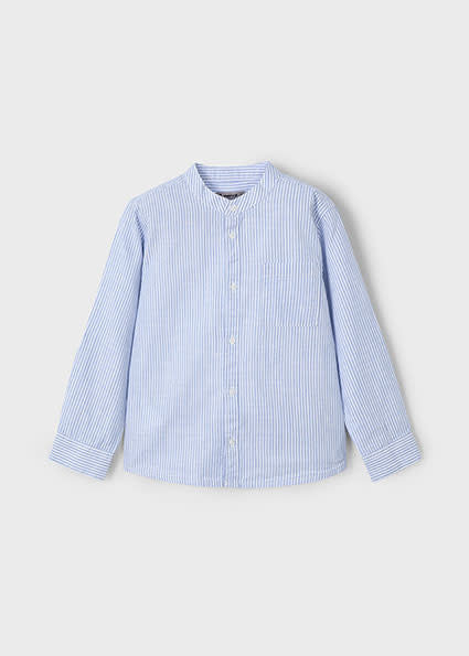 MAYORAL: BOYS BLUE STRIPED SHIRT