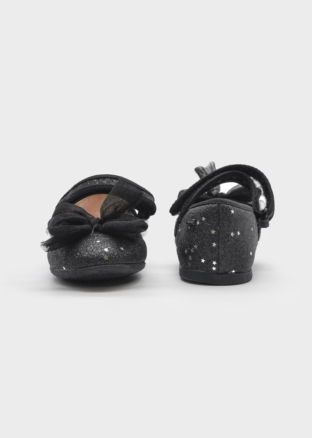 MAYORAL: GIRL BOW GLITTER MARY JANES