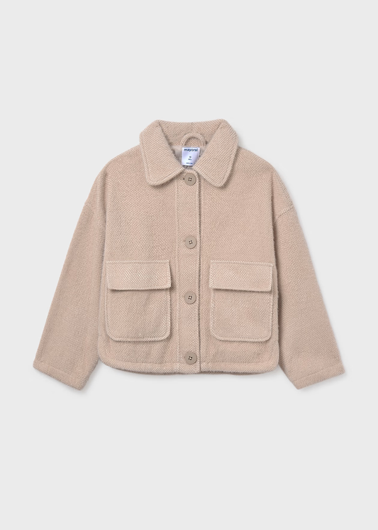 MAYORAL: KNITTED FUR COAT