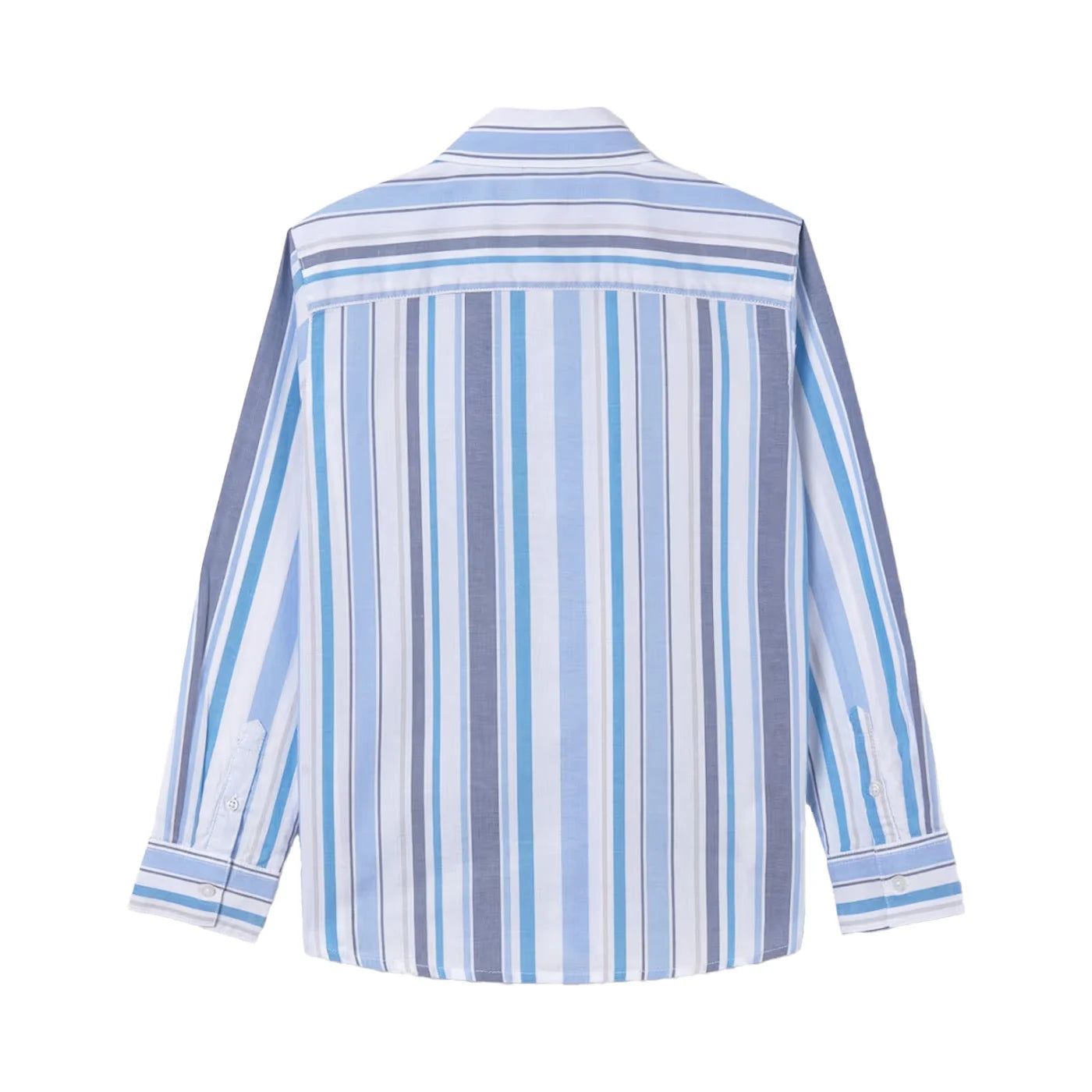 Mayoral: Blues Striped Button