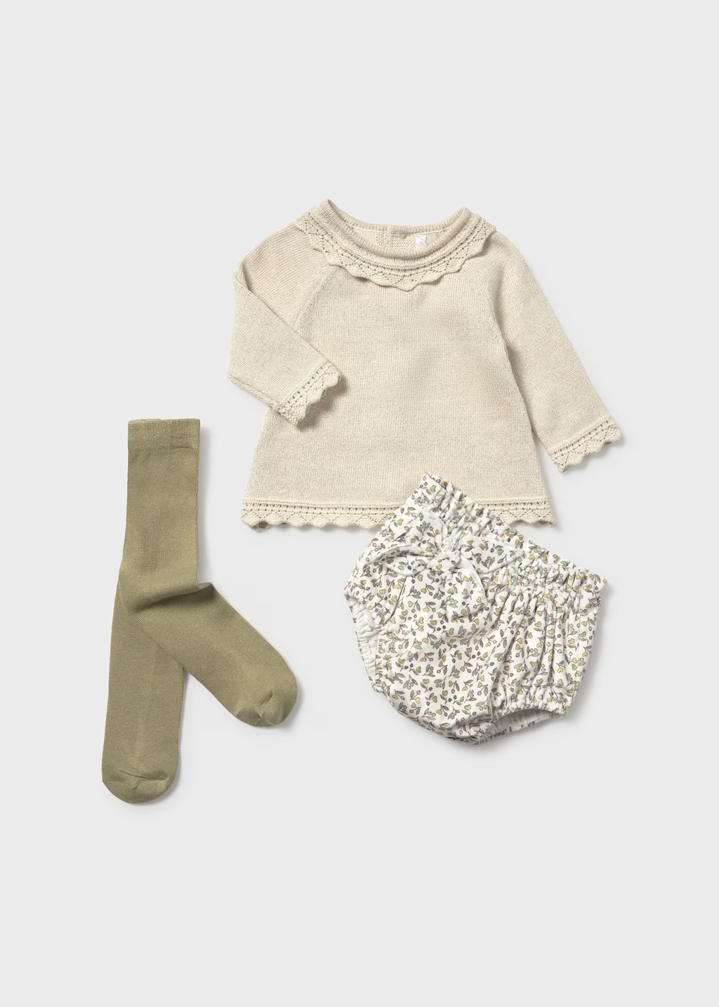 MAYORAL: NEWBORN GIRL 3-PIECE SET