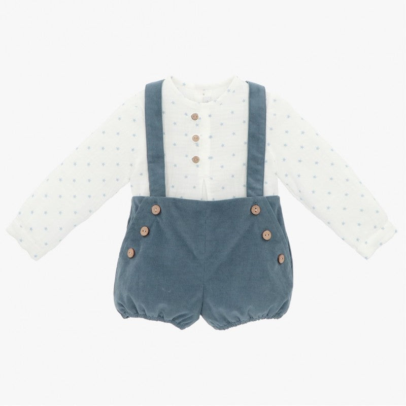 MARTIN ARANDA: BOYS SHIRT & SHORTS W/STRAPS