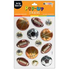 ISCREAM: SPORTS BALLS POP-UP STICKERS