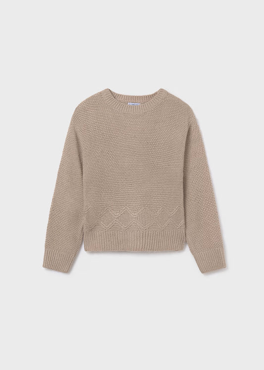 MAYORAL: METALLIC THREAD SWEATER