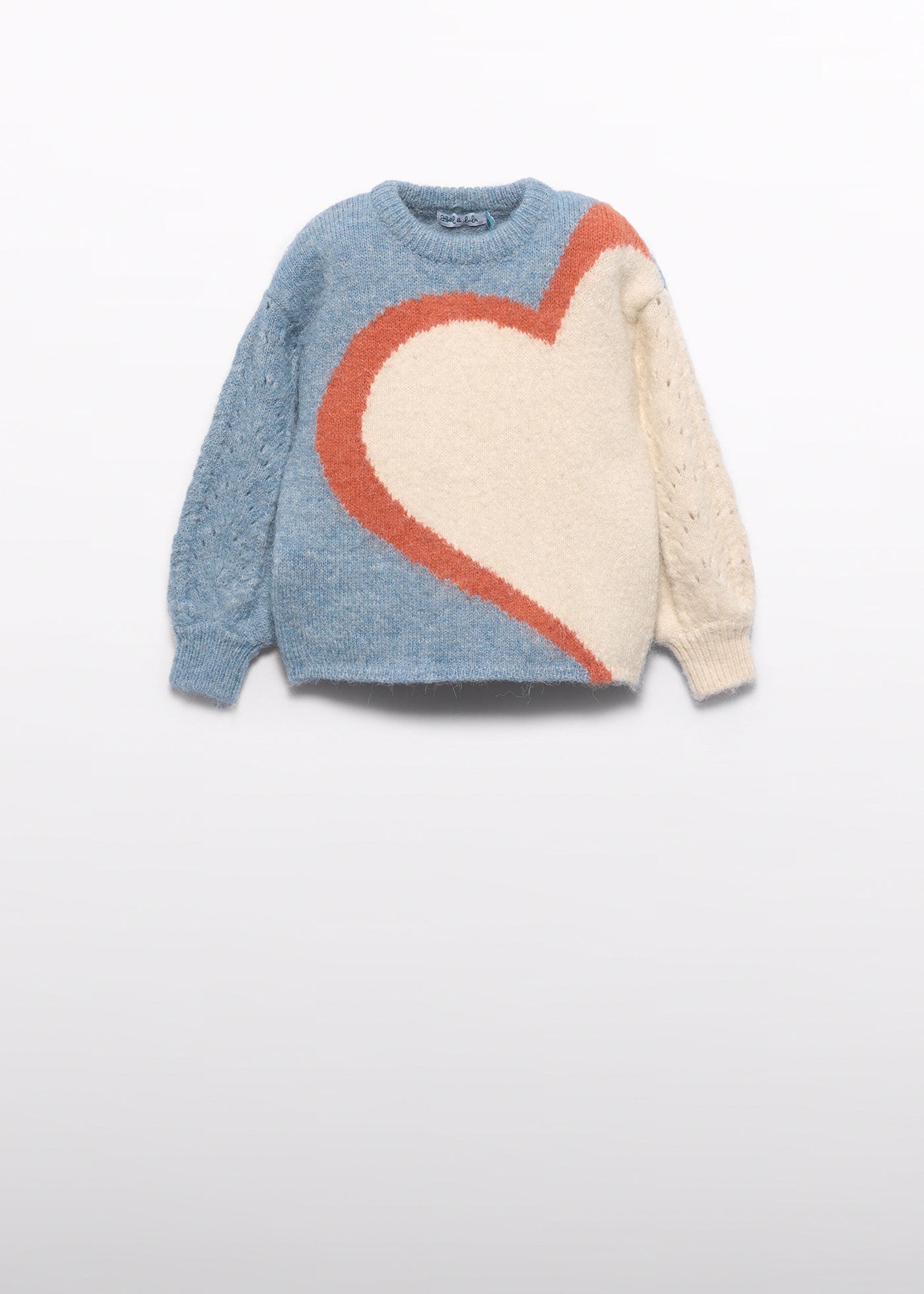 ABEL & LULA : Jacquard heart sweater