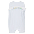 Blue Train Short Romper
