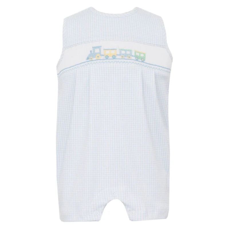 Blue Train Short Romper