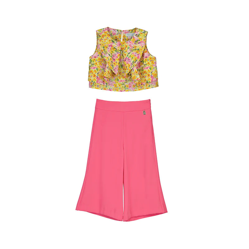 Abel & Lula: Yellow & Pink Floral Set