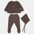 Martin Aranda : Set - Top, Leggings W/Feet & Bonnet
