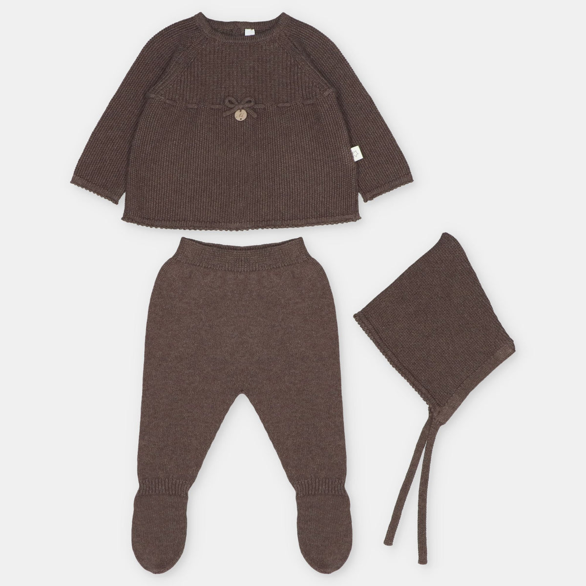Martin Aranda : Set - Top, Leggings W/Feet & Bonnet